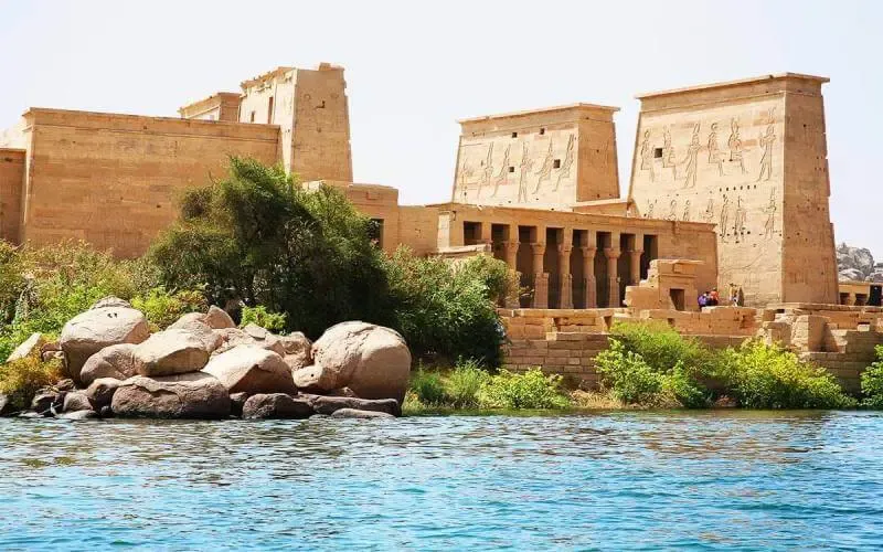 Philae Temple in Aswan, Egypt, included in 7-Day Egypt at Christmas Time travel package